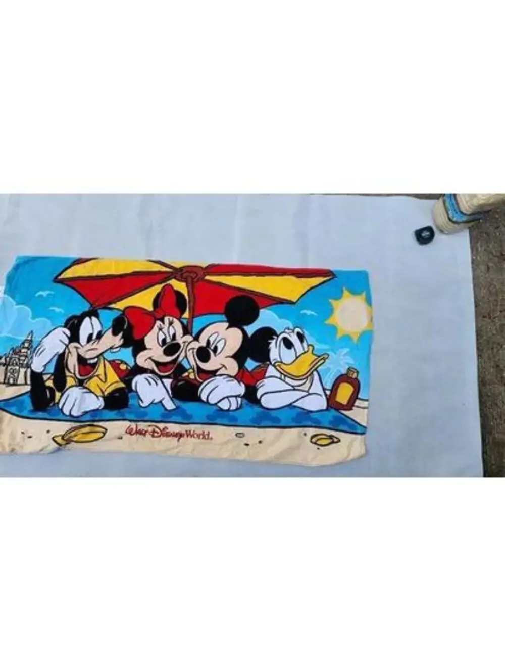 Disney World Park Exclusive Mickey & Friends Foldable Beach Towel Backpack